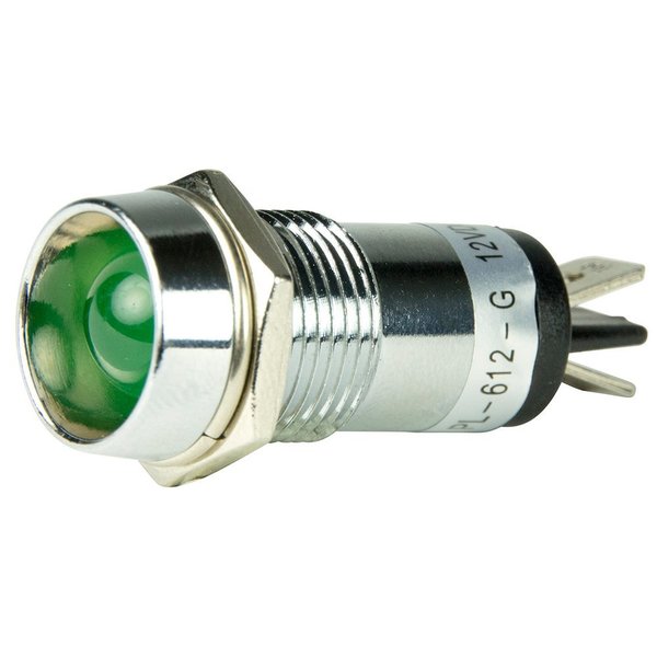 Bep Marine BEP LED Pilot Indicator Light - 12V - Green 1001103